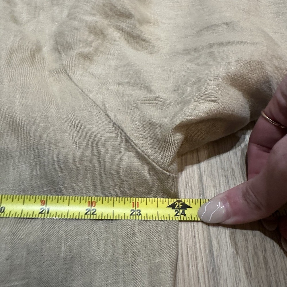 NWOT Fresh Laundry Women's Pure Linen Long Line Jacket Oversized Sz S Lagenlook - Picture 8 of 10